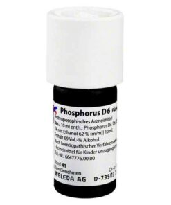 Weleda Phosphorus D 6 Dilution磷 稀釋液, 20 ml