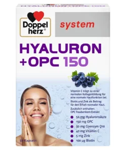 DOPPELHERZ 多寶 Hyaluron+OPC system  Kapseln 系統膠囊30 St