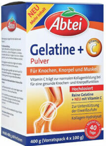 Abtei 膠原蛋白粉 Gelatine Pulver+ 維生素 C (400g)